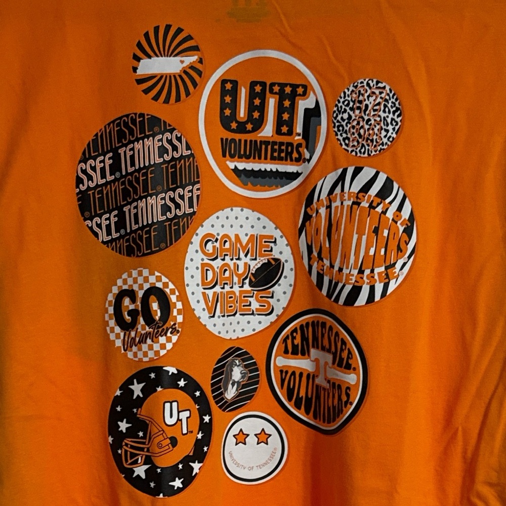 Champion Vibrant Orange Tennessee Vols Crew Neck Tee
